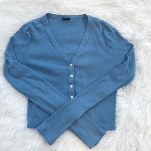 Brandy Melville Rare Sky Blue Paige Top